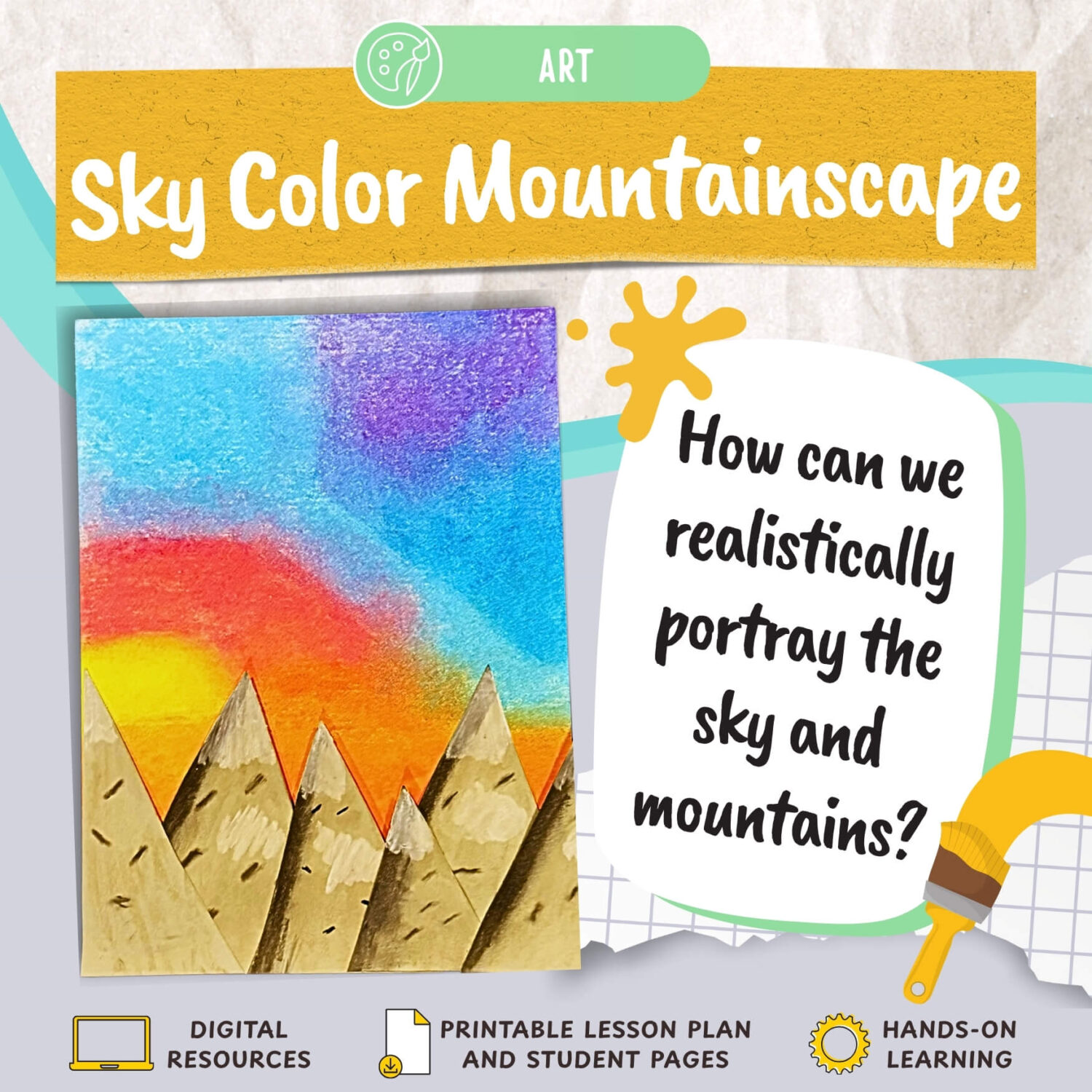 Sky Color Mountainscape