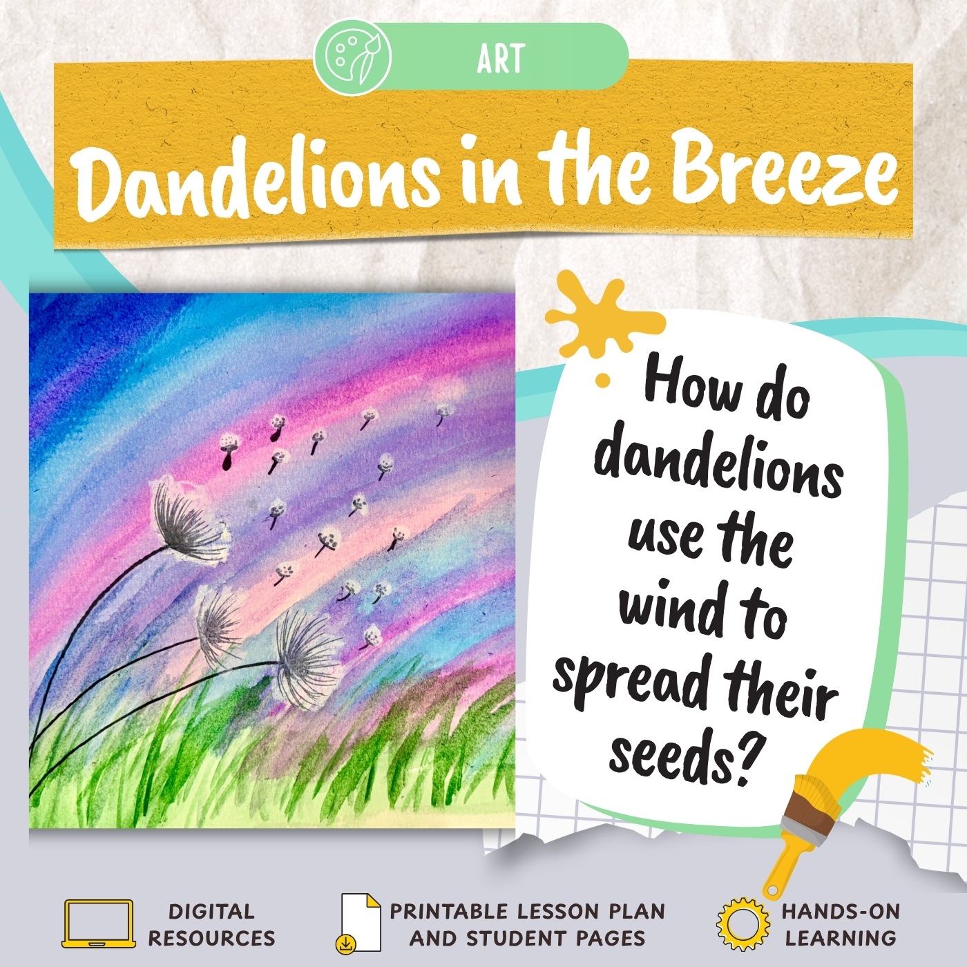 Dandelions in the Breeze