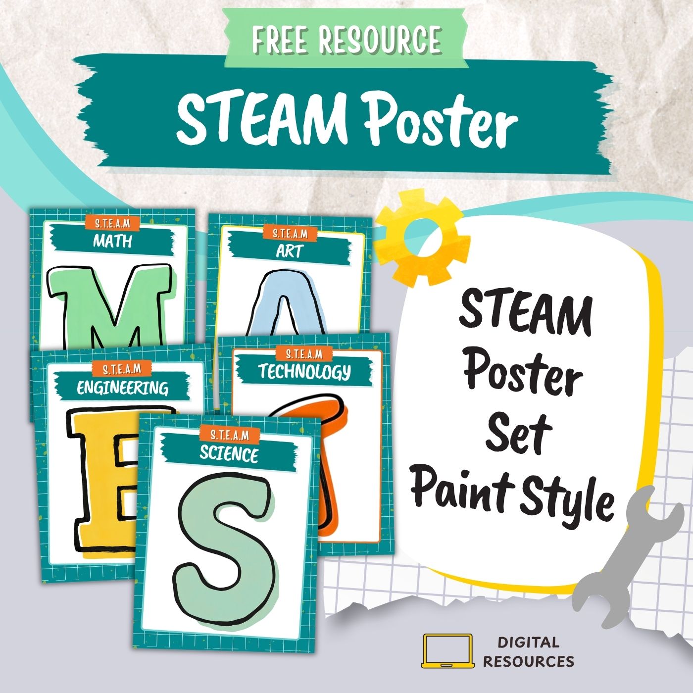 STEAM Poster paint - thumbnail